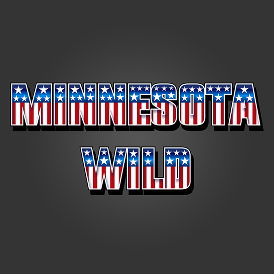 Minnesota Wild American Captain Logo iron on paper